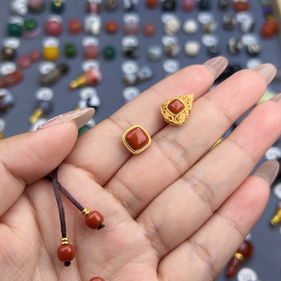 玛瑙/玉髓饰品未镶嵌幸***立