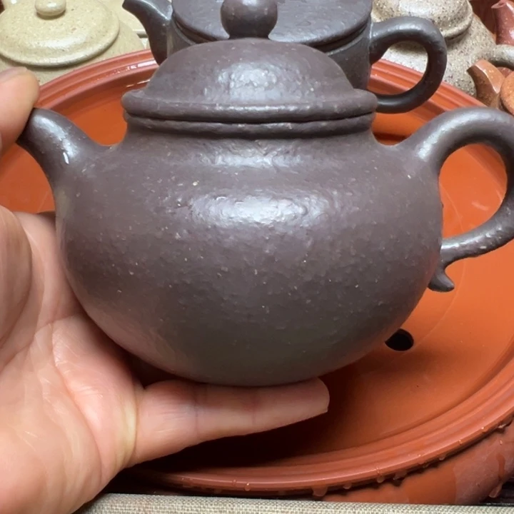 紫砂茶壶忍宜兴原矿天青