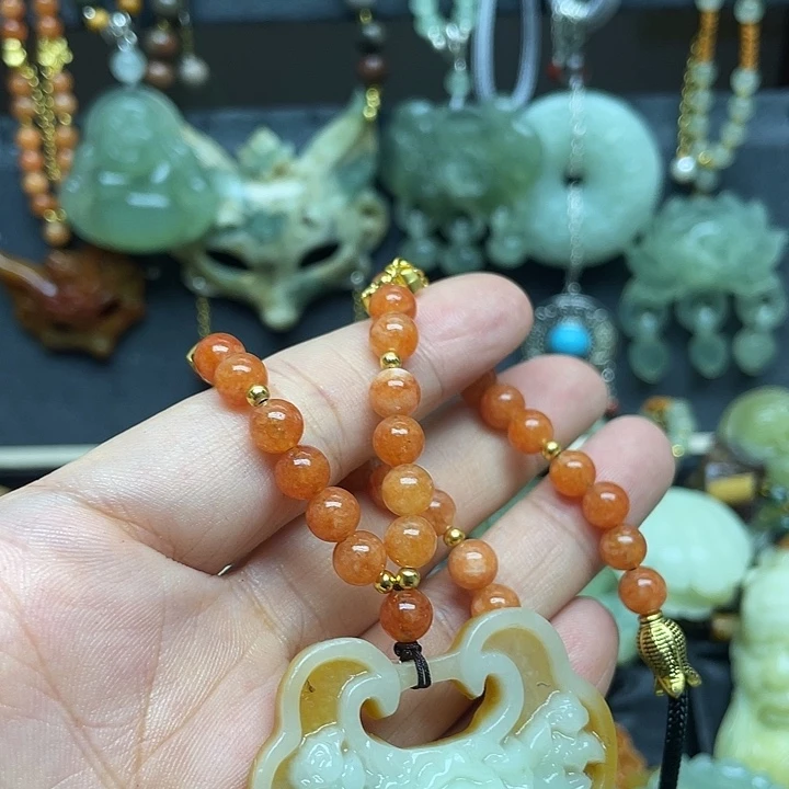 未镶嵌岫玉吊坠吊坠