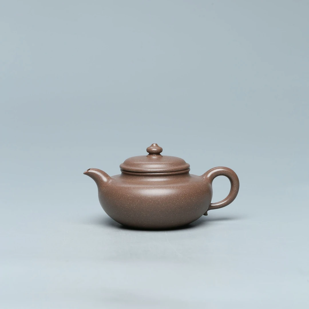 JTT59【范家壶庄】许彩琴 锦鼓【新】 大生古青灰 135cc紫砂壶 青墨