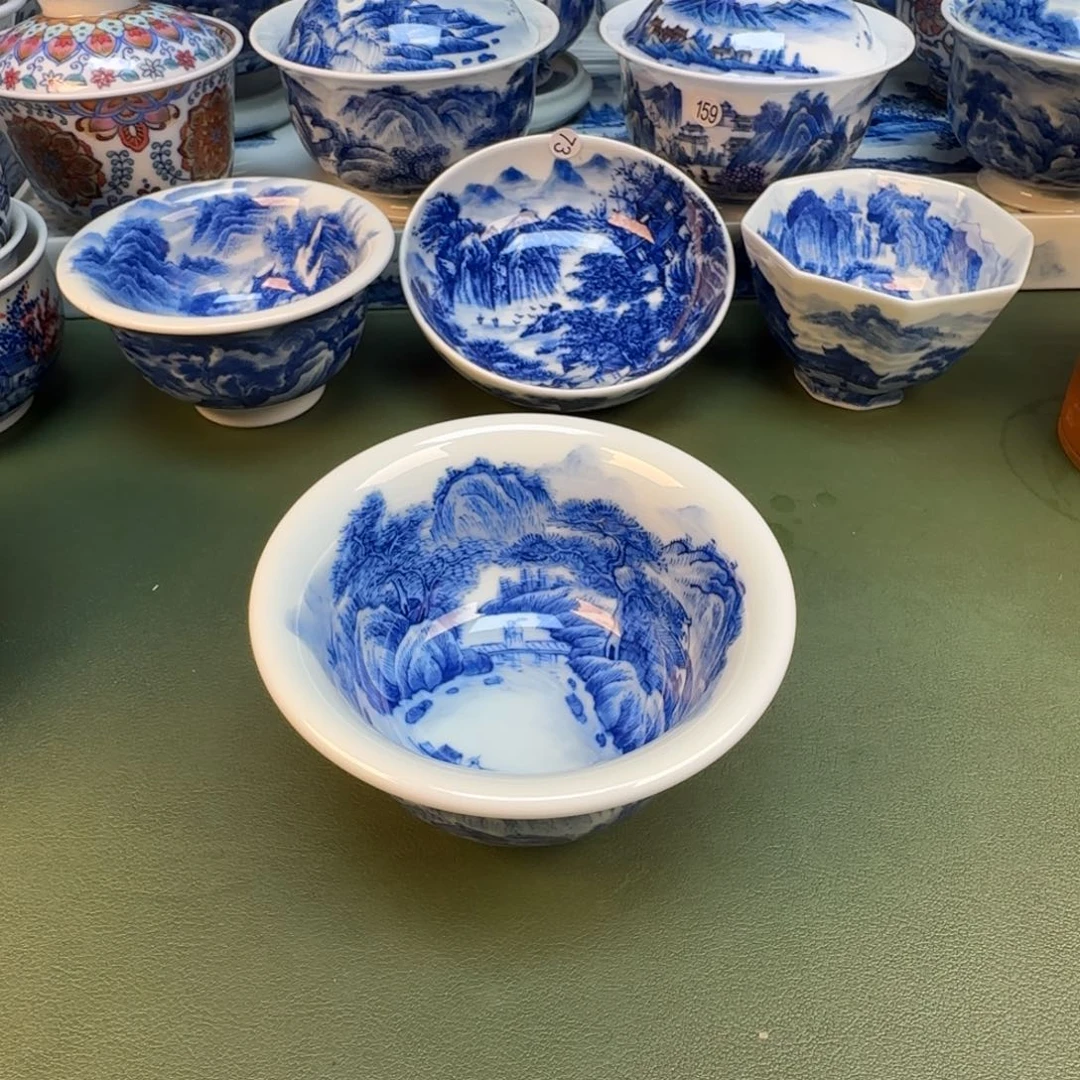 纯手工纯手绘茶具石头26