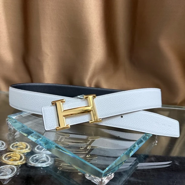 新款皮带男士头层牛皮腰带青中年H扣工字扣百搭高档送礼商务韩潮