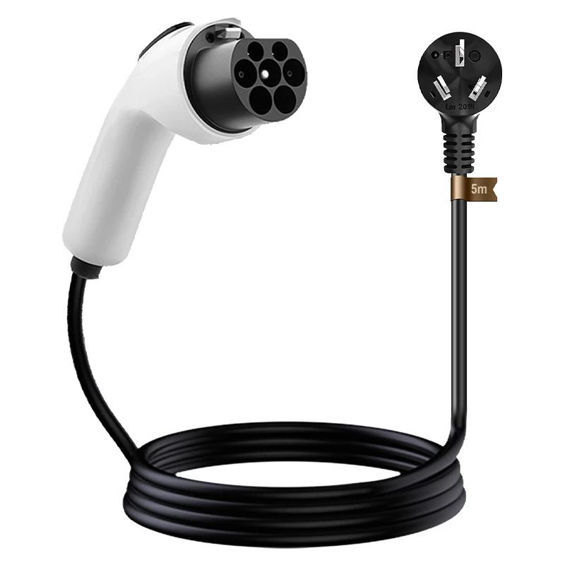 16A32A新能源汽车充电枪电动汽车便携式随车充3.5/7kw免接地宝