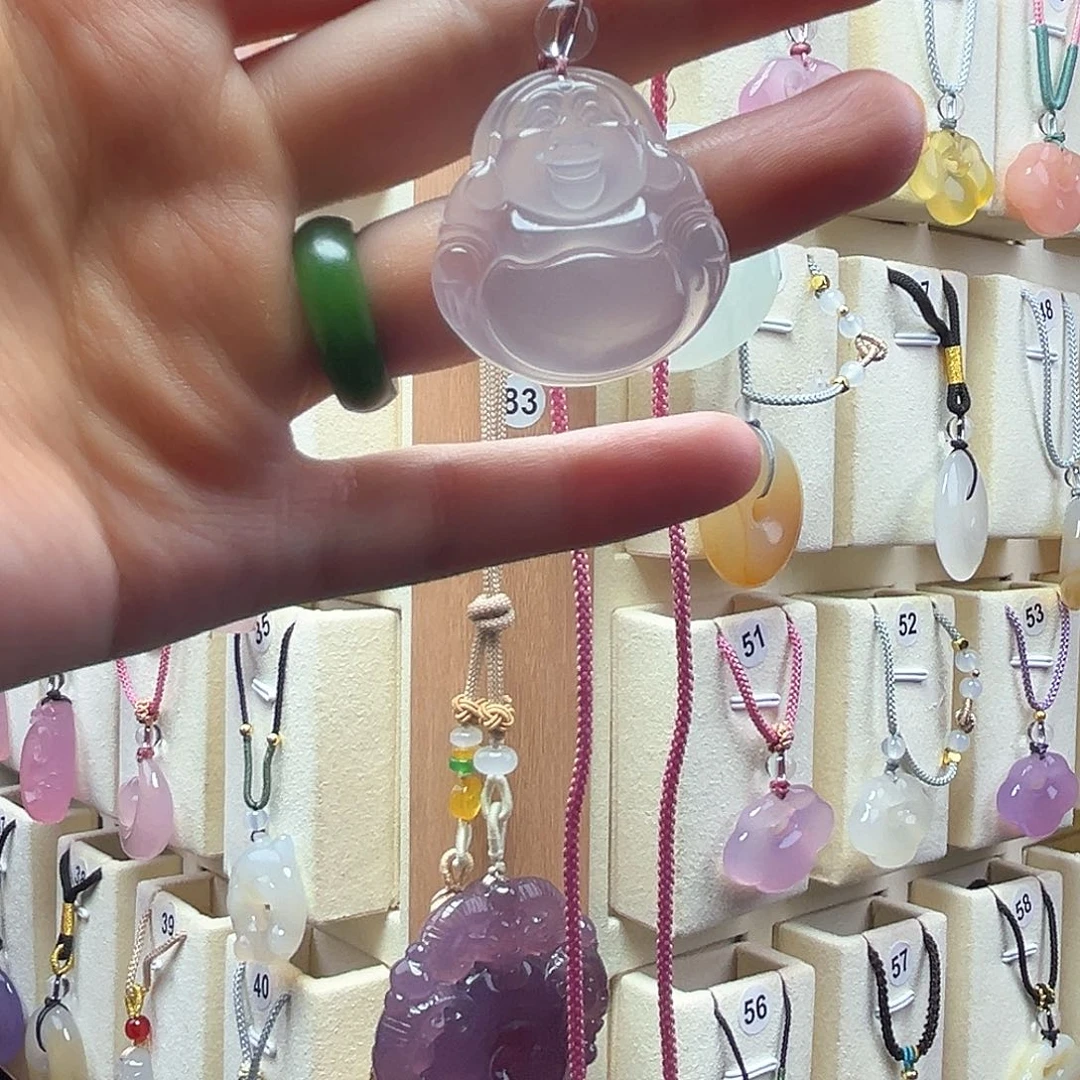 玛瑙/玉髓吊坠(赠链)未镶嵌