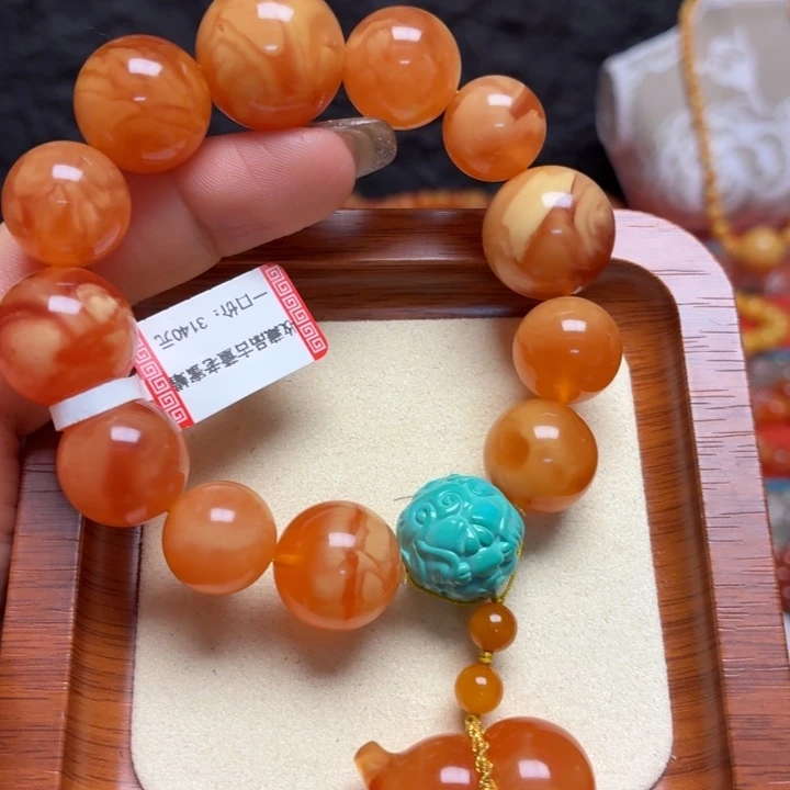 蜜蜡未镶嵌手链手串