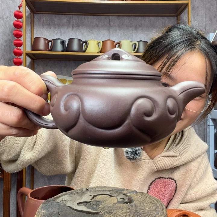 茶杯紫砂原矿紫砂杯
