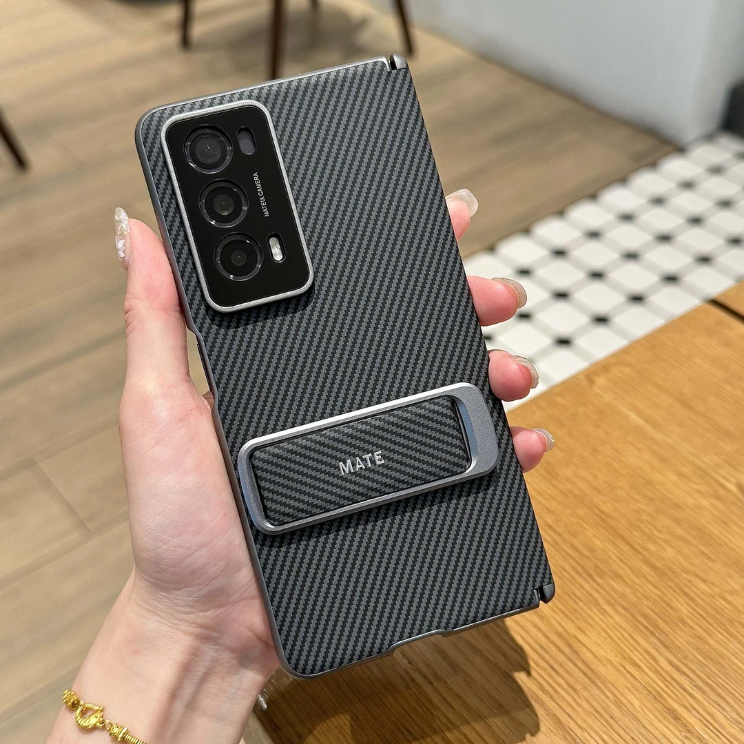 适用荣耀MagicVS2凯夫拉全包腕带支架手机壳MagicV2超薄碳纤维壳