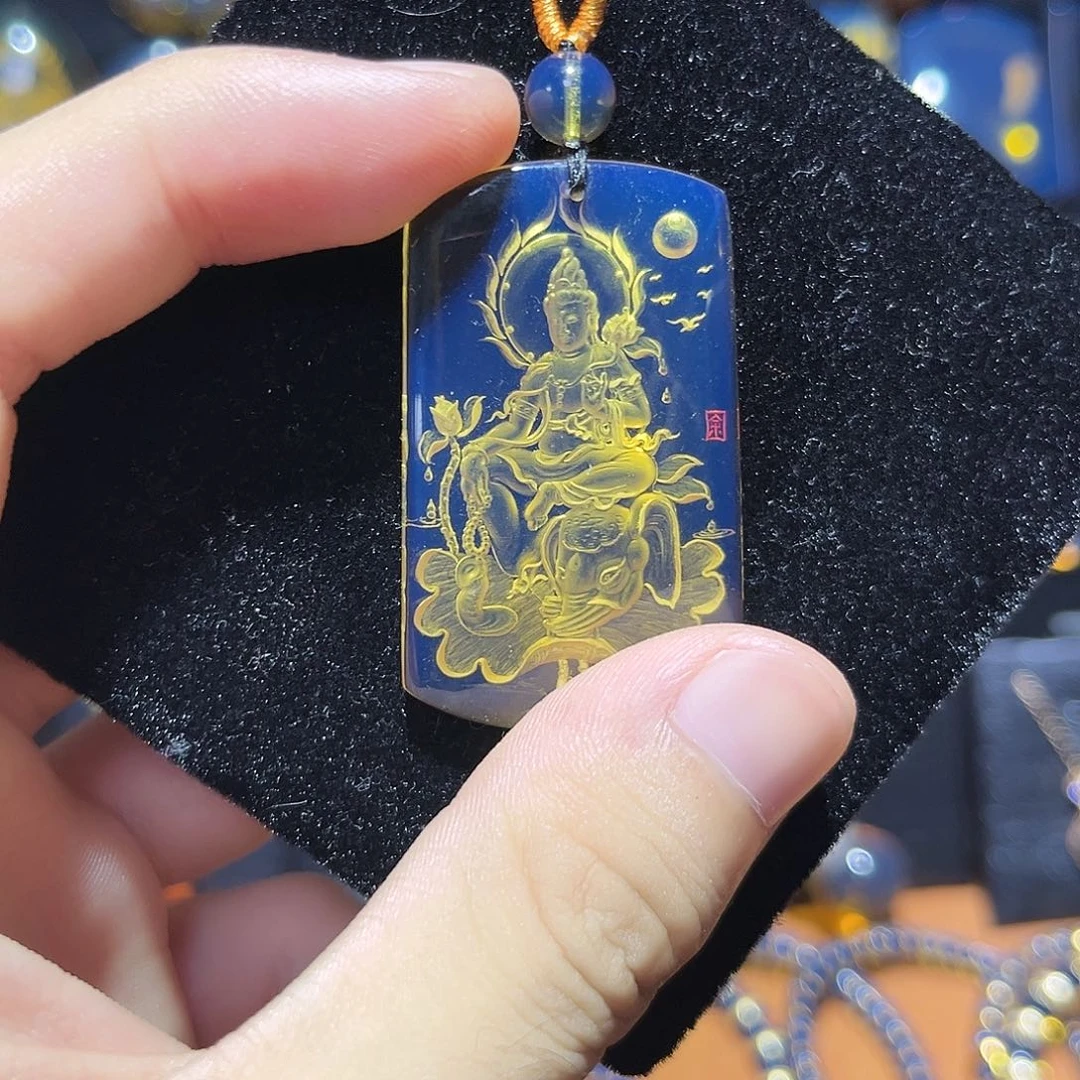 蓝珀未镶嵌珠宝奇石421