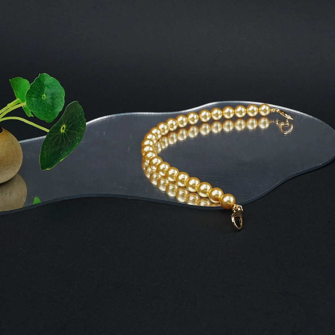 金色23颗珠链包包链子手提包链