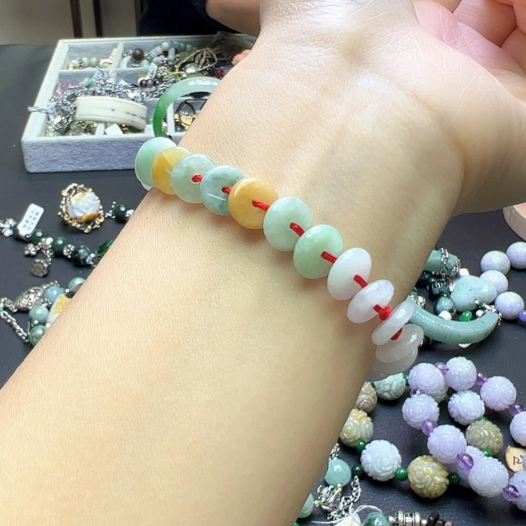 翡翠未镶嵌手链59