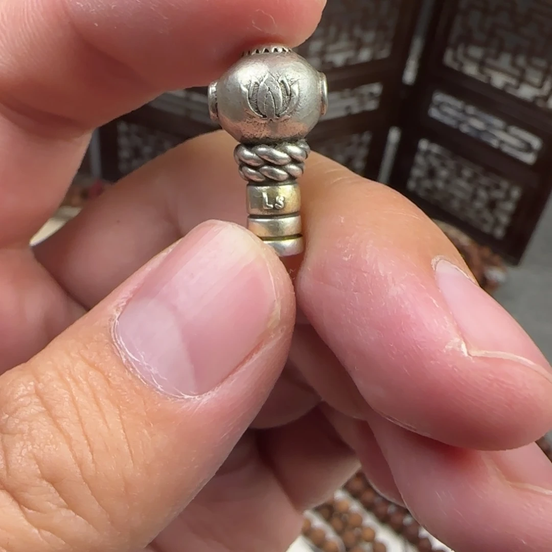 莲花菩提吊坠三通