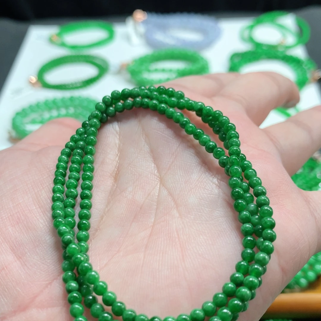 翡翠未镶嵌手链翡翠