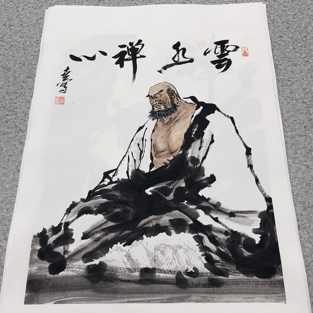 国画1.4平尺国画作品