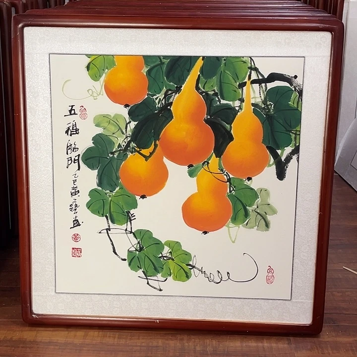 国画带框尺寸63*63厘米