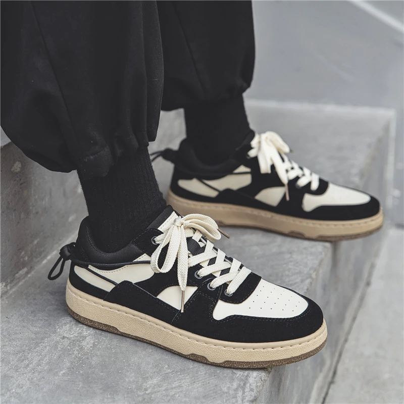 巴韦那奇男鞋子夏季新款时尚潮流德训板鞋潮流百搭休闲港风潮鞋