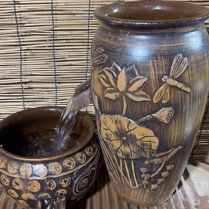 粗陶口径19/39，20/16➕15W水泵➕水管➕过滤棉