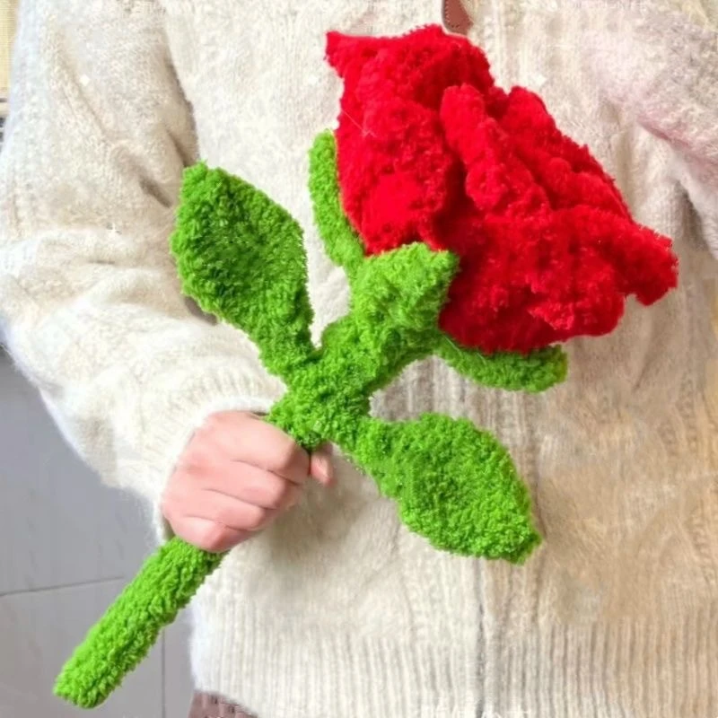 扭扭棒毛绒巨型玫瑰材料包手工diy实用生日情人节礼物女生创意