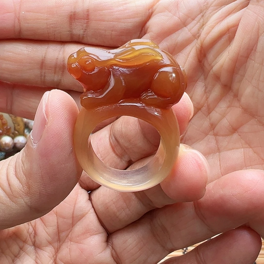 未镶嵌玛瑙/玉髓珠宝半成品