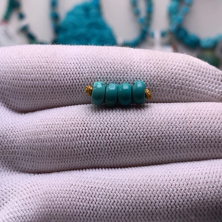 绿松石未镶嵌珠宝奇石6.5mm