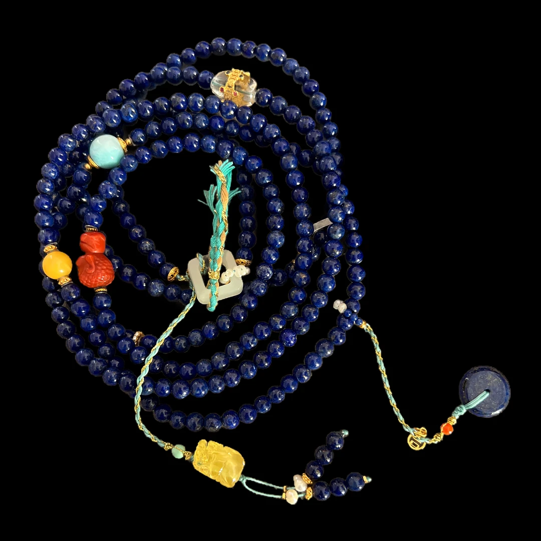 V9009青金石项链孤品