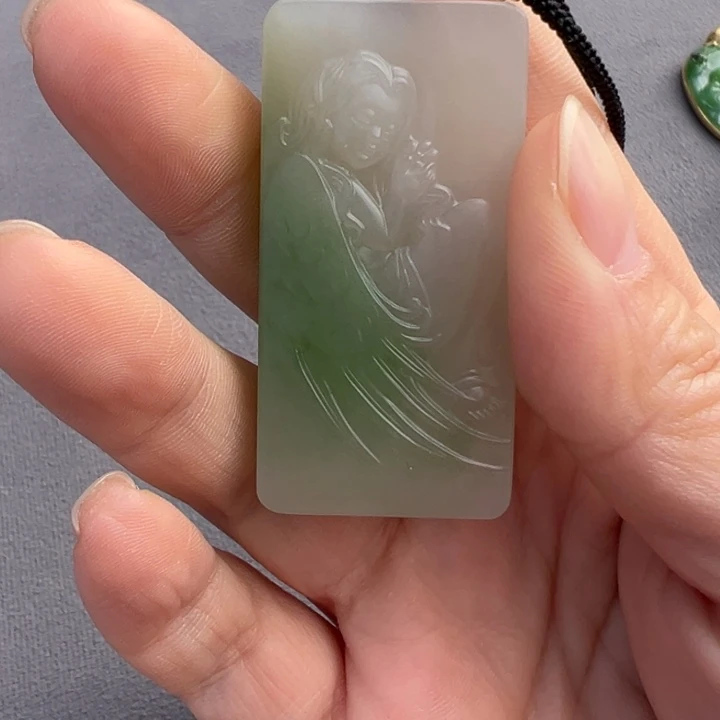 和田玉未镶嵌吊坠(不含链)