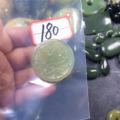 未镶嵌蛇纹石玉手链