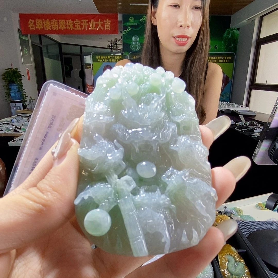 颈饰未镶嵌翡翠翡翠