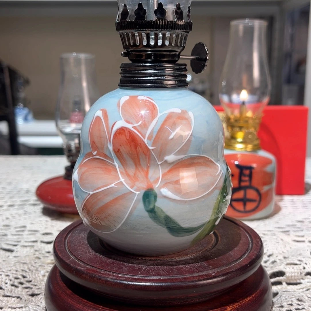 摆件景德镇陶瓷香薰灯