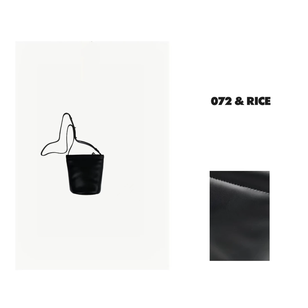 072 & RICE【水桶包】百搭斜挎手工包 22217 618FF