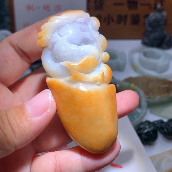 翡翠未镶嵌颈饰保真天然A货翡翠