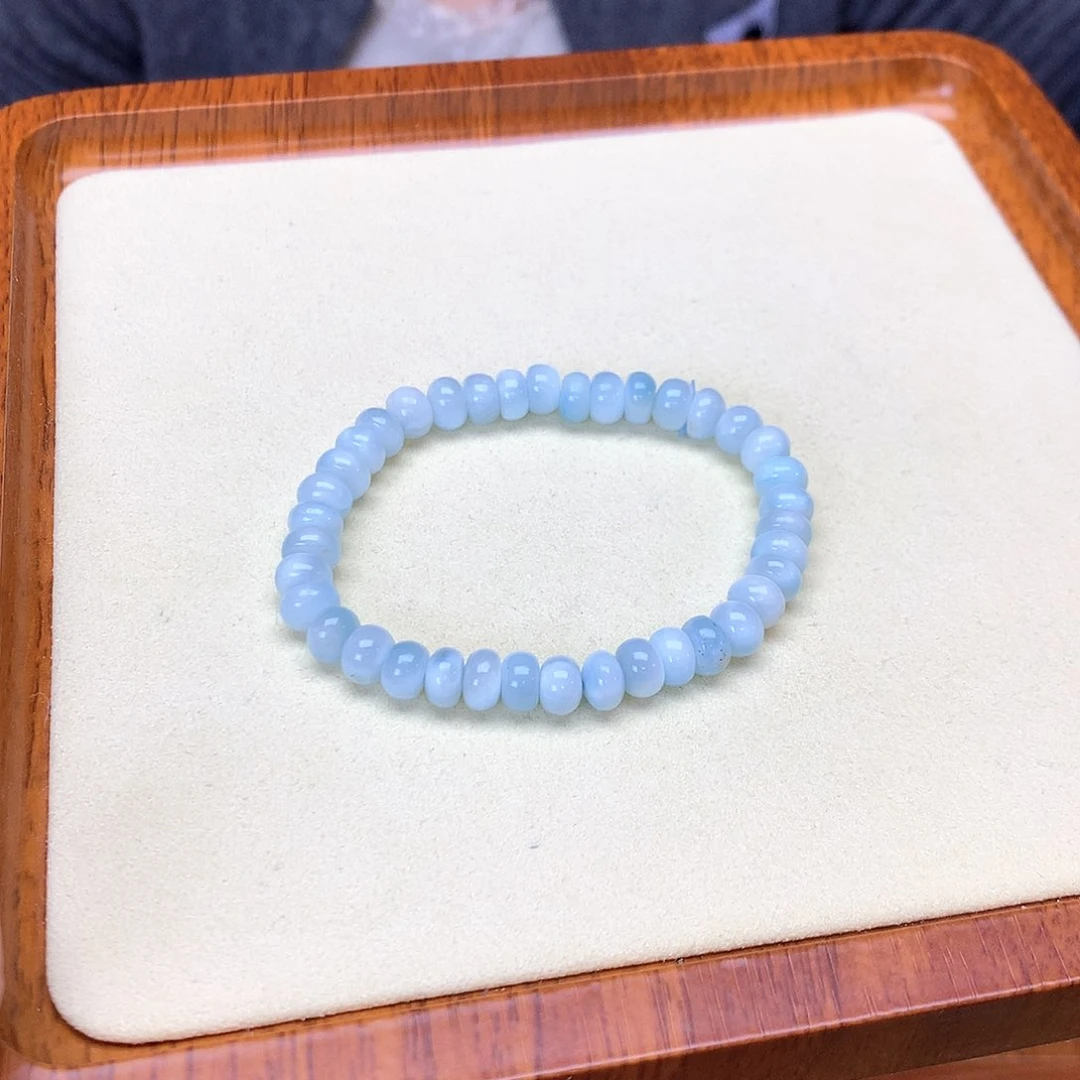 针钠钙石（海纹石）手链未镶嵌