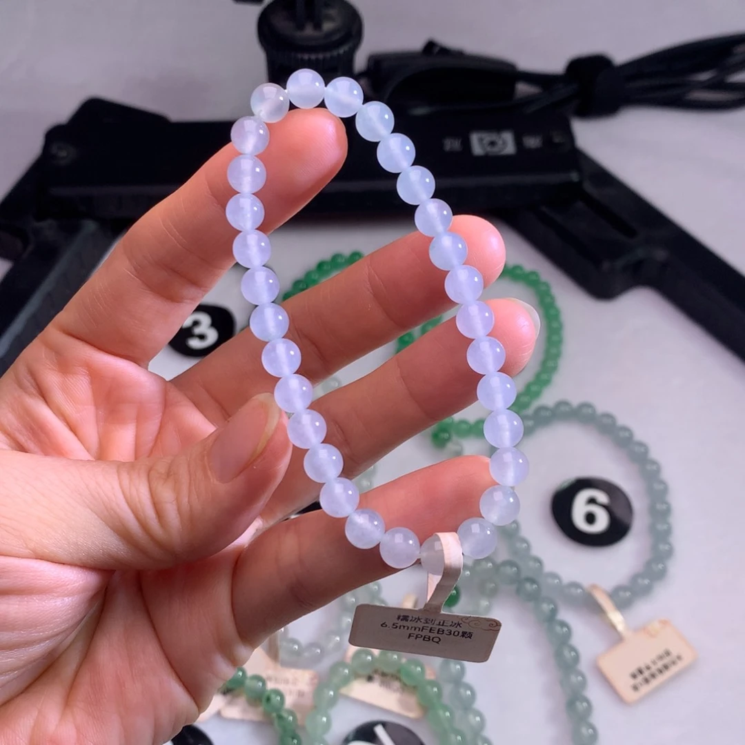 未镶嵌手链翡翠卡6.5