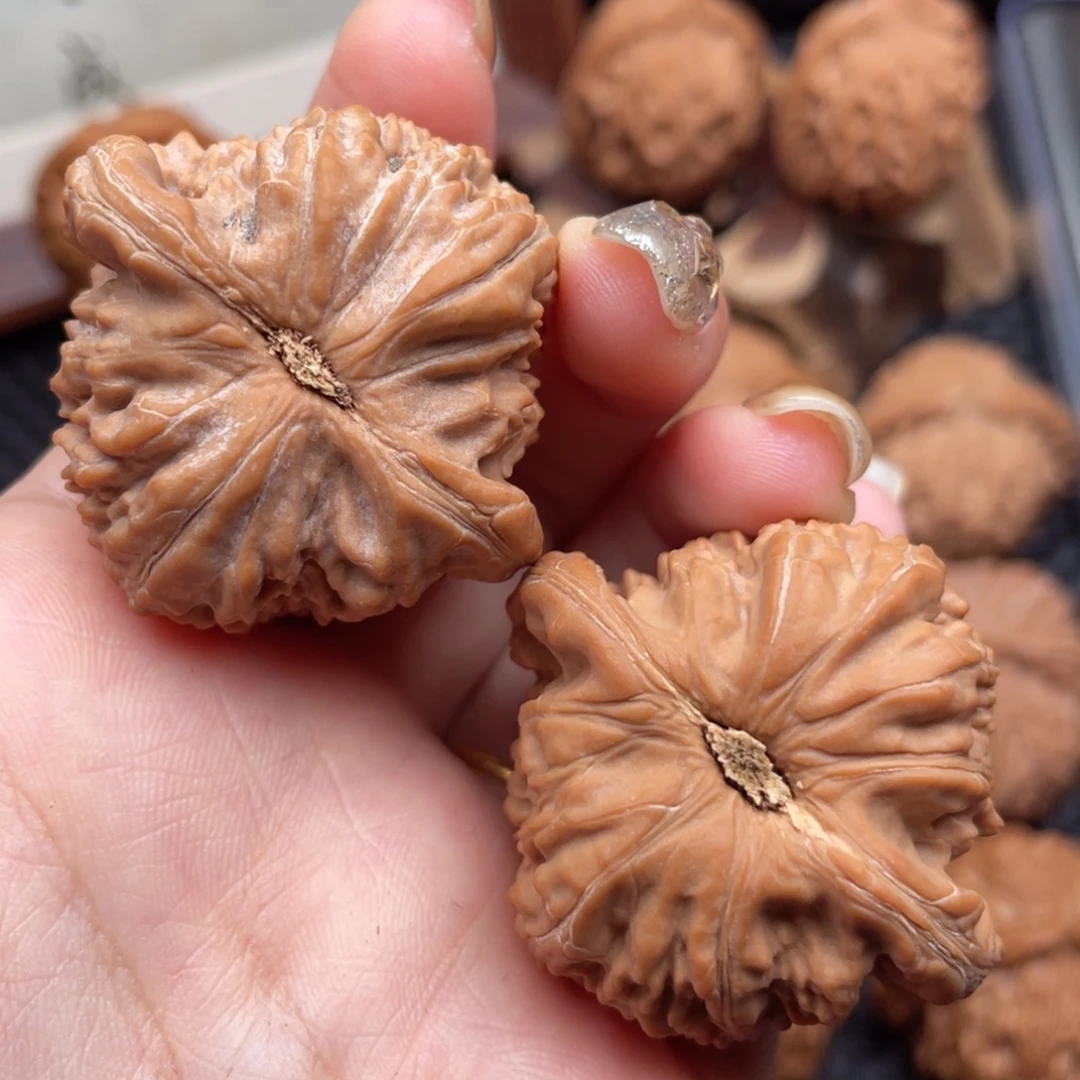 苞***地吊坠文玩核桃全品40白狮子