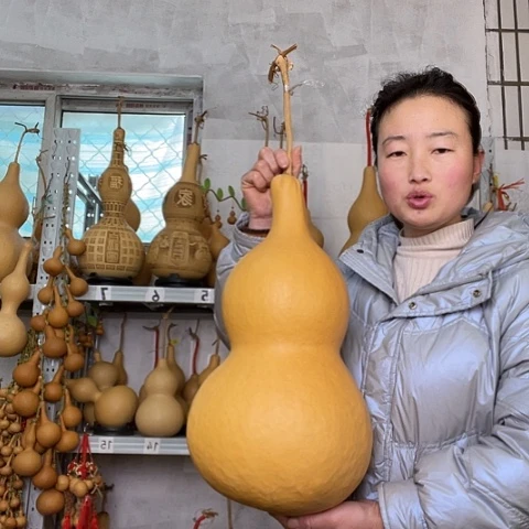 开*者天然植物葫芦文玩