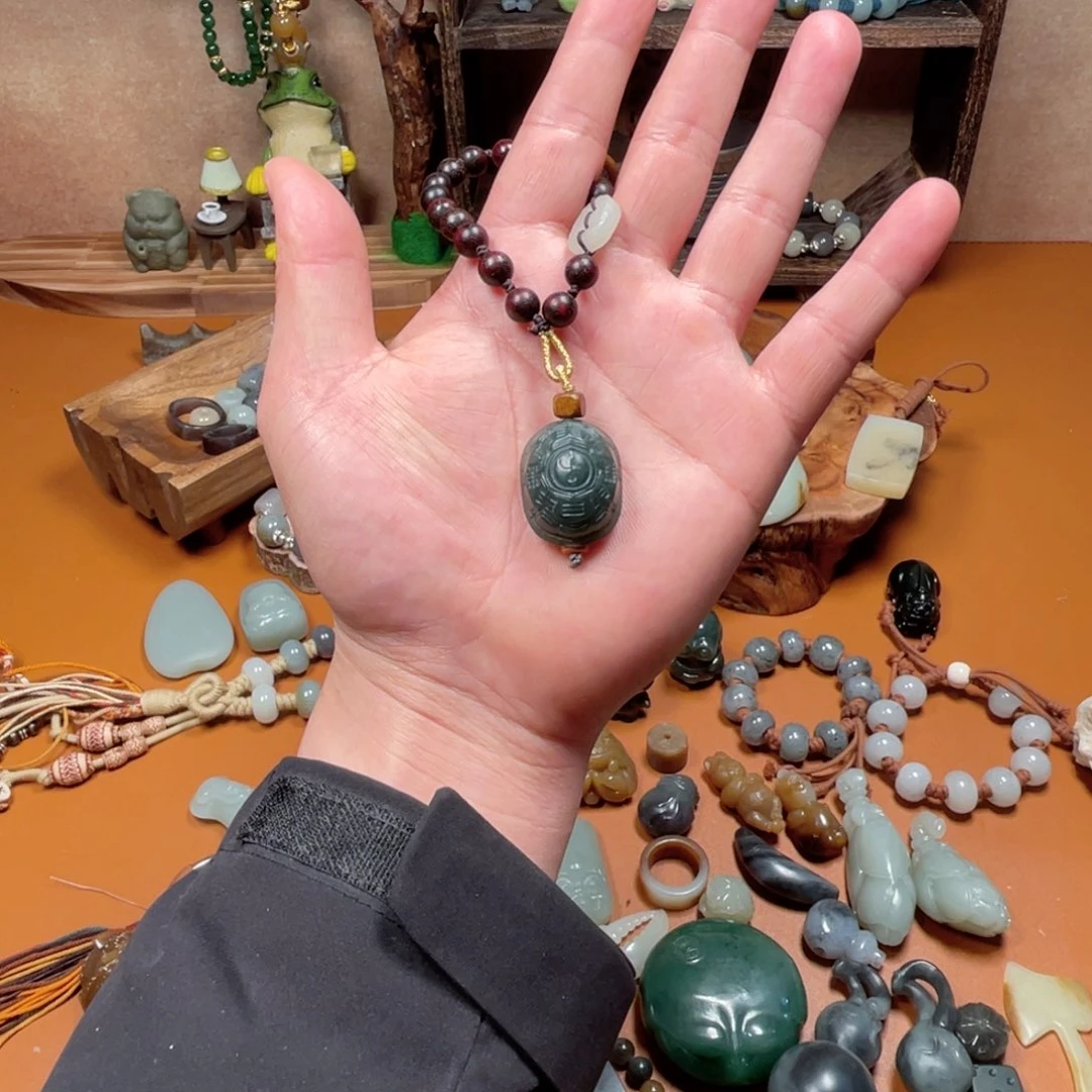 和田玉（糖玉）未镶嵌车挂