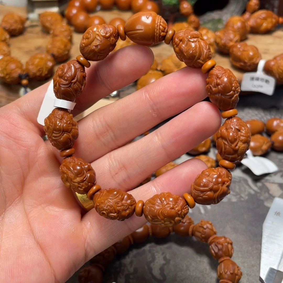 手串/手链橄榄核瑞兽十小财神