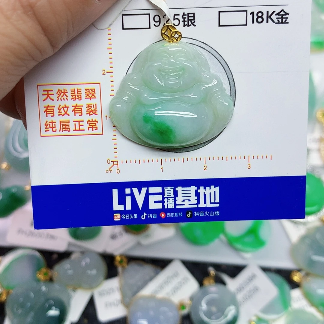 翡翠18K金镶嵌项圈2455677