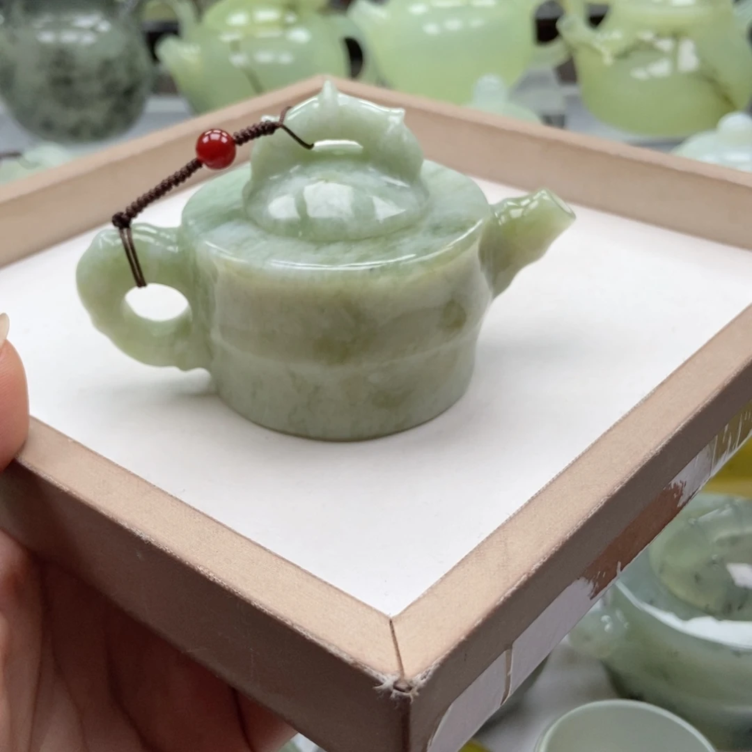 未镶嵌蛇纹石玉手把