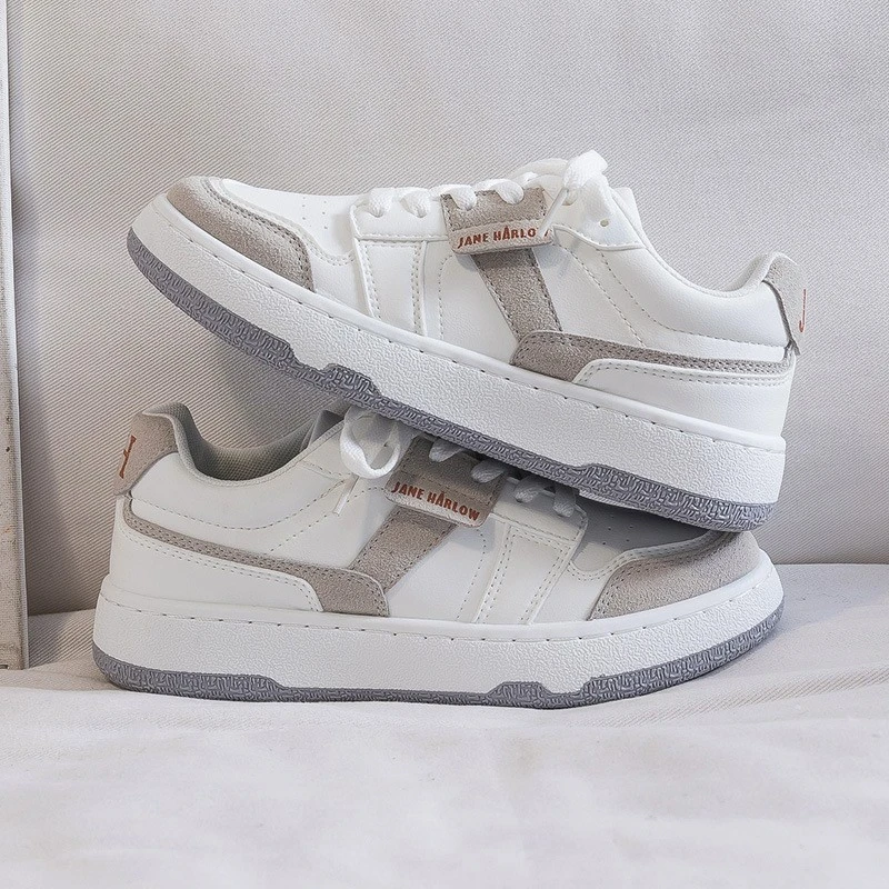 复古德训新款韩版学生休闲百搭潮鞋运动小白鞋软底板鞋潮JH067