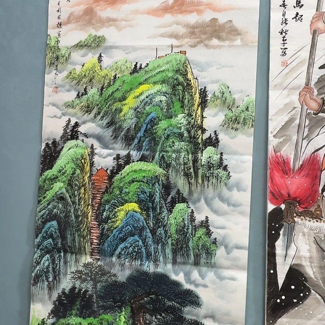 纯手绘国画作品好
