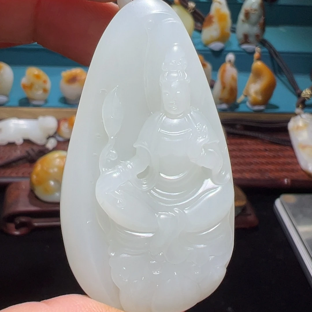 颈饰未镶嵌和田玉（子料）顺*