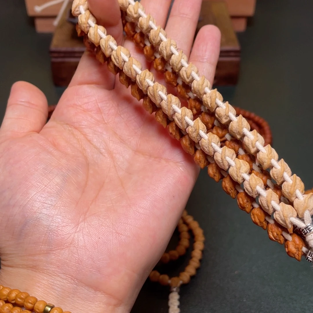 柏香籽/百香籽吊坠蛇骨手持