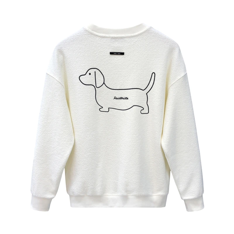 曼库帕娅卡通圆领卫衣男高街青年套头上衣2025秋冬季新款男士