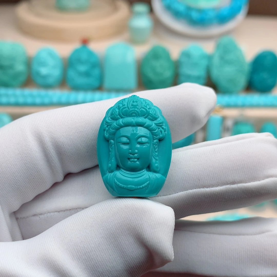 绿松石珠宝奇石未镶嵌