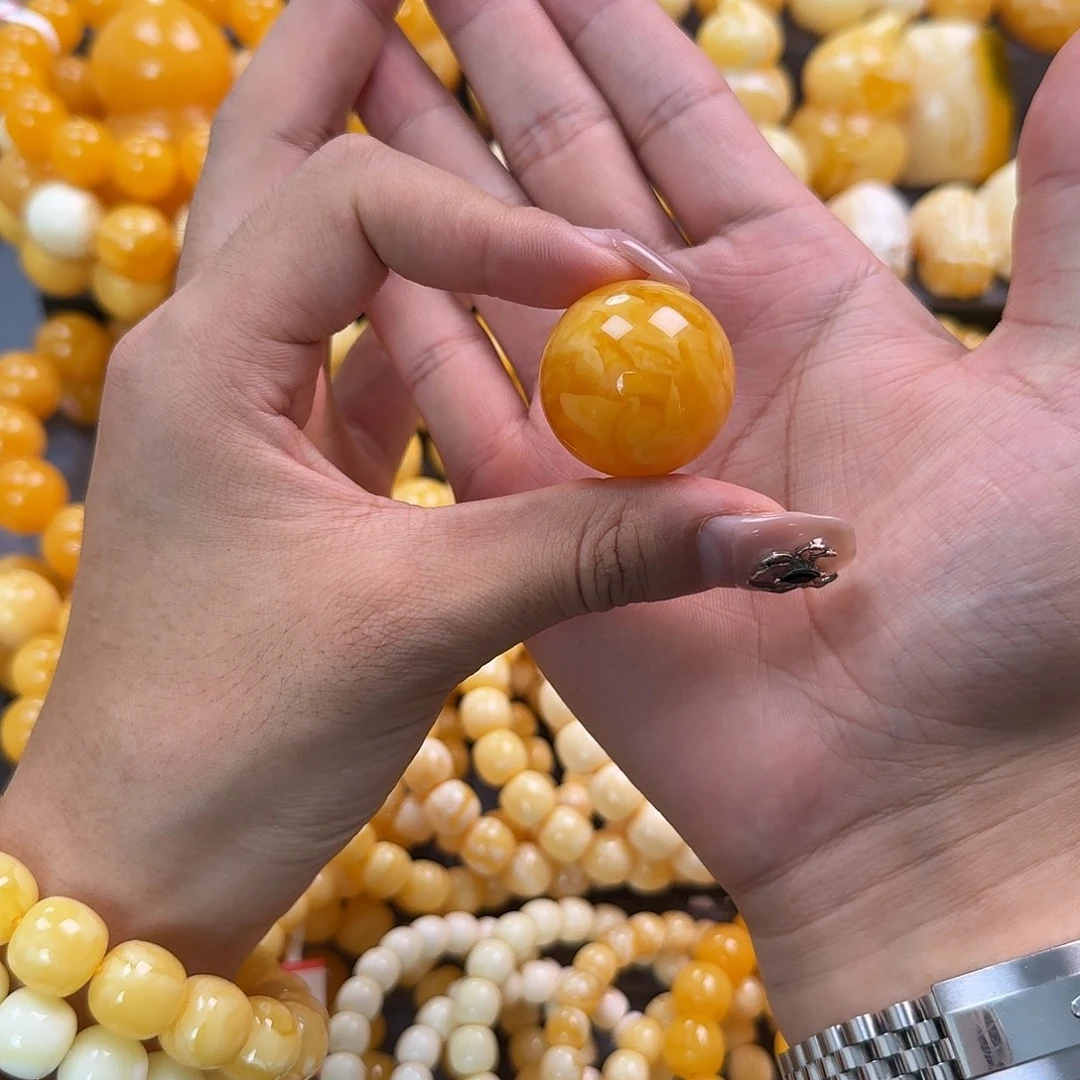 蜜蜡未镶嵌珠宝奇石30mm