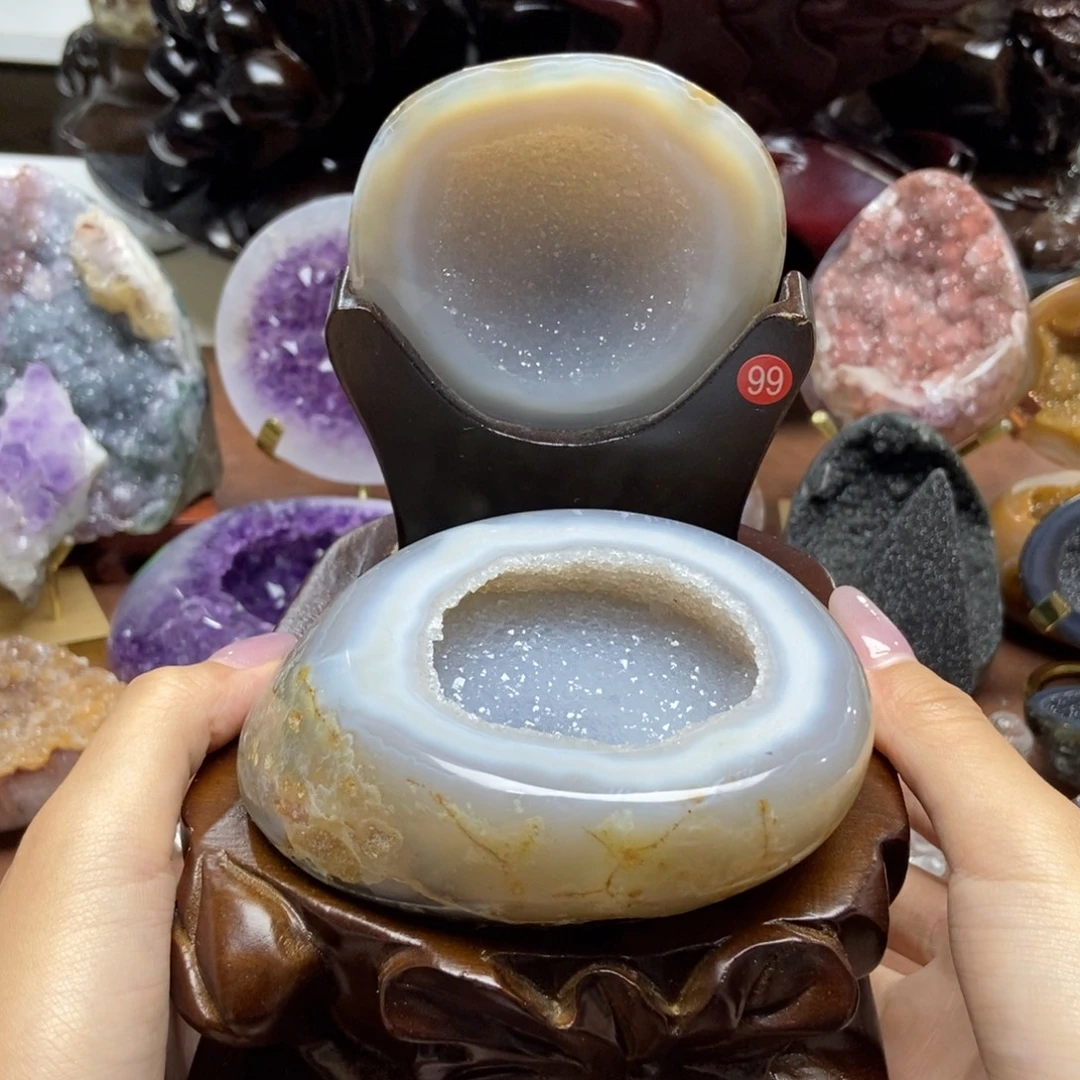 紫晶摆件未镶嵌水晶