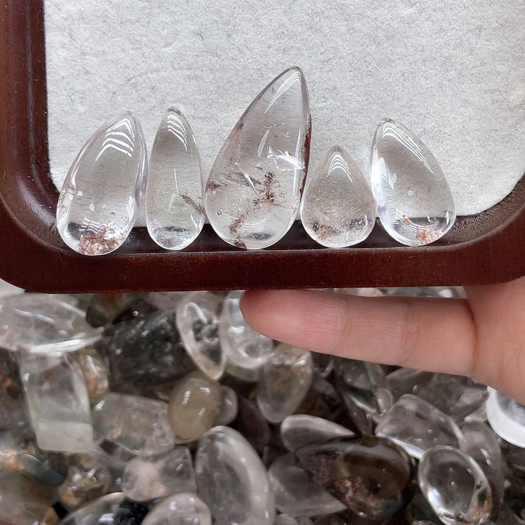发晶未镶嵌珠宝半成品19幽灵水滴