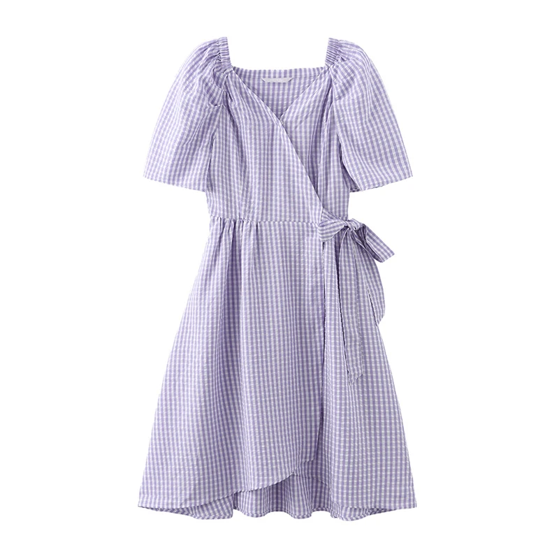 Mind Bridge/心桥时尚格子连衣裙MB1577-MVOP328MLV