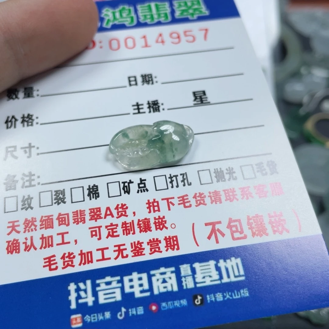 翡翠颈饰未镶嵌翡翠