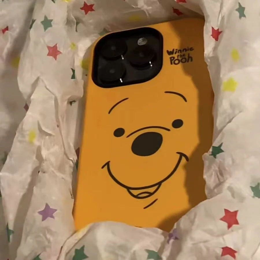 BANCA噗噗维尼熊菲林二合一适用苹果16/15手机壳华为oppo小米vivo